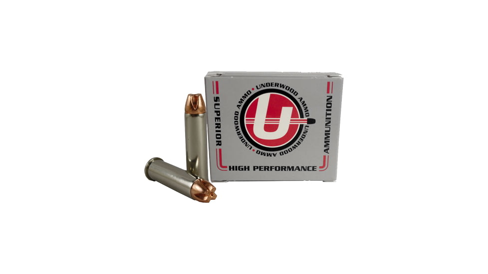 Underwood Ammo .357 Magnum 140 Grain Solid Monolithic Nickel Plated Brass Cased Pistol Ammo, 20 Rounds, 836