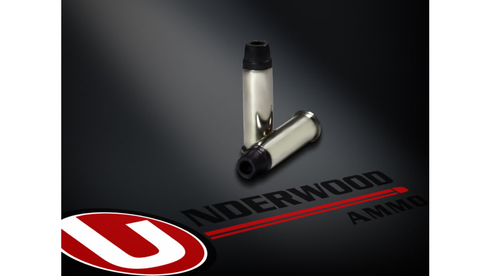 Underwood Ammo .38 Special 158 Grain Coated Soft Cast Semi-Wadcutter Hollow Point Gas Check Nickel Plated Brass Cased Pistol Ammo, 20 Rounds, 735