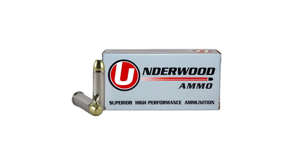 Underwood Ammo .38 Special +P 125 Grain Full Metal Jacket Nickel Plated Brass Cased Pistol Ammo, 50 Rounds, 127