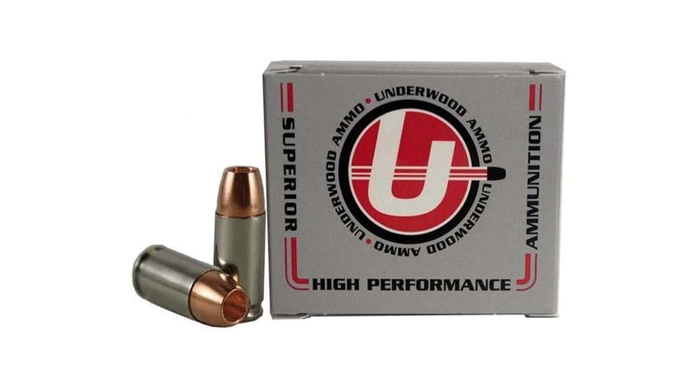Underwood Ammo .44 Special 200 Grain Jacketed Hollow Point Nickel Plated Brass Cased Pistol Ammo, 20 Rounds, 321