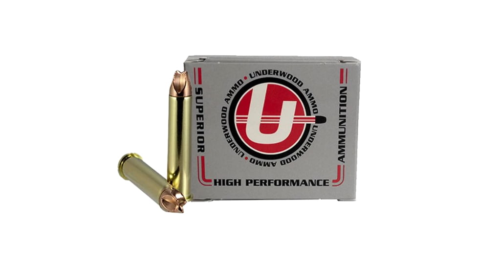 Underwood Ammo .45-70 Government 225 Grain Solid Monolithic Nickel Plated Brass Cased Rifle Ammo, 20 Rounds, 905