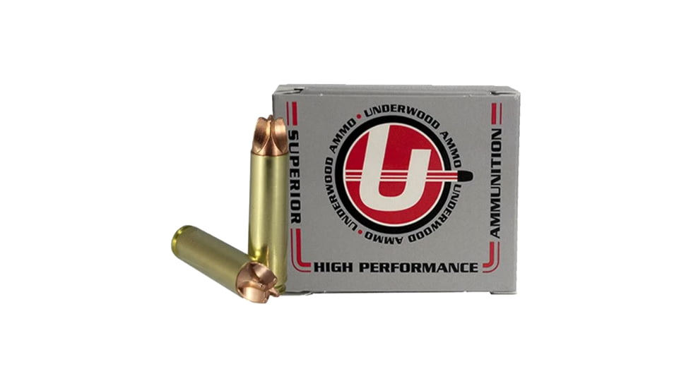 Underwood Ammo .450 Bushmaster 220 Grain Solid Monolithic Nickel Plated Brass Cased Rifle Ammo, 20 Rounds, 904