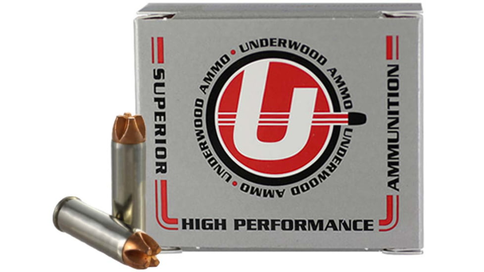 Underwood Ammo .454 Casull 250 Grain Solid Monolithic Nickel Plated Brass Cased Pistol Ammo, 20 Rounds, 340