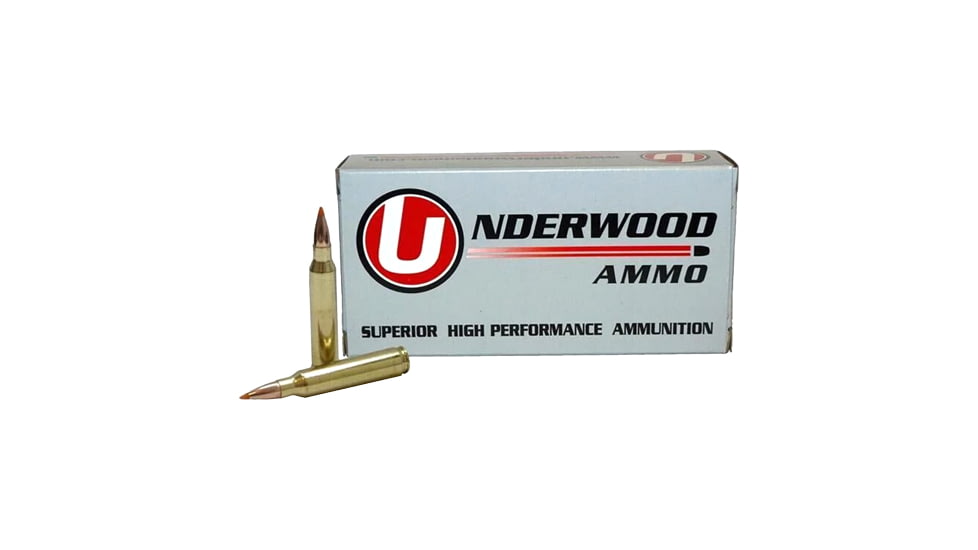 Underwood Ammo .458 HAM'R 300 Grain Polymer Tipped Spitzer Brass Cased Rifle Ammo, 20 Rounds, 465