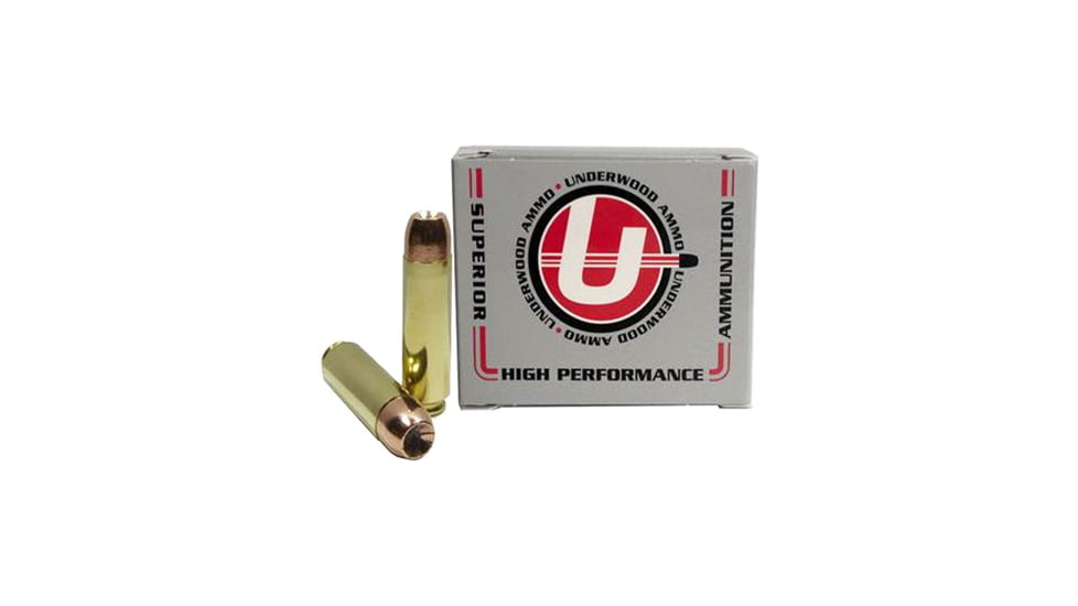 Underwood Ammo 50 Beowulf 300 Grain Jacketed Hollow Point Brass Cased Rifle Ammo, 20 Rounds, 516