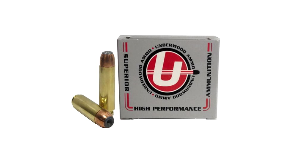 Underwood Ammo 50 Beowulf 325 Grain Jacketed Hollow Point Brass Cased Rifle Ammo, 20 Rounds, 517