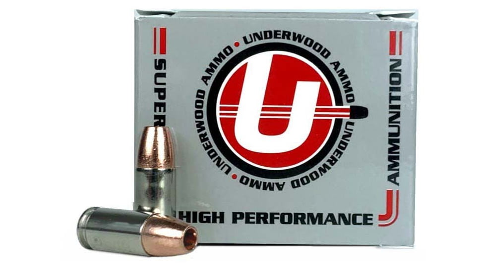 Underwood Ammo 9mm Luger +P+ 115 Grain Monolithic Hollow Point Nickel Plated Brass Cased Pistol Ammo, 20 Rounds, 162