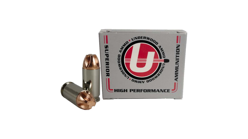 Underwood Ammo 9x18mm Makarov 95 Grain Solid Monolithic Nickel Plated Brass Cased Pistol Ammo, 20 Rounds, 631