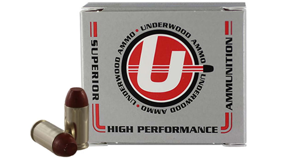 Underwood Ammo 9x18mm Makarov 115 Grain Coated Hard Cast Nickel Plated Brass Cased Pistol Ammo, 20 Rounds, 721