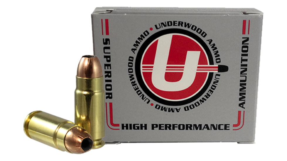 Underwood Ammo 9x25mm Dillon 124 Grain Jacketed Hollow Point Brass Cased Pistol Ammo, 20 Rounds, 212