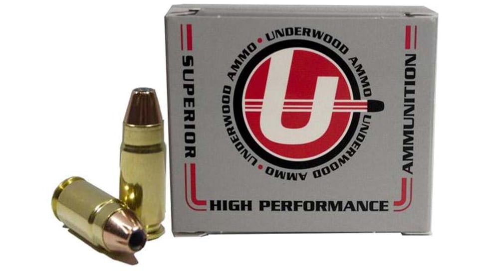 Underwood Ammo 9x25mm Dillon 124 Grain XTP Jacketed Hollow Point Brass Cased Pistol Ammo, 20 Rounds, 210
