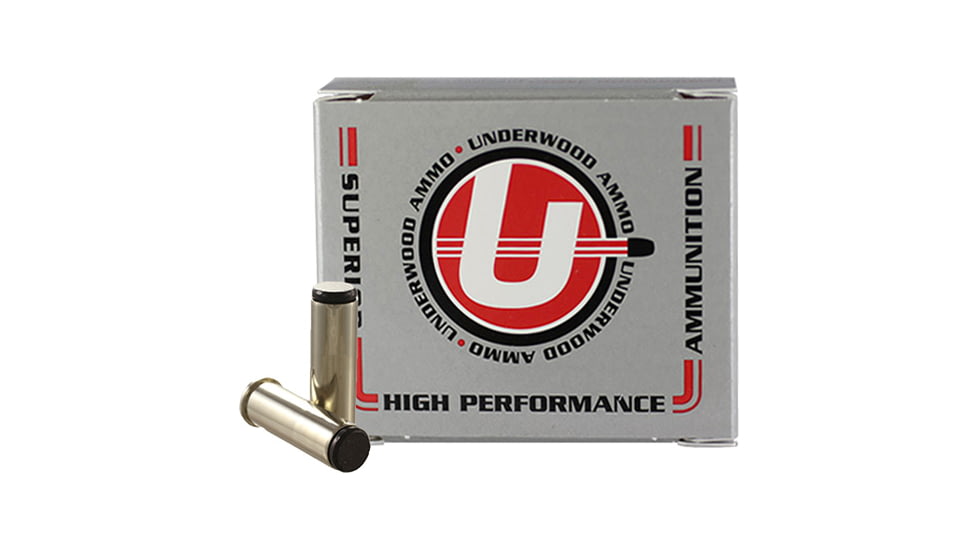 Underwood Ammo .38 Special 150 Grain Coated Hard Cast Nickel Plated Brass Cased Pistol Ammo, 20 Rounds, 732