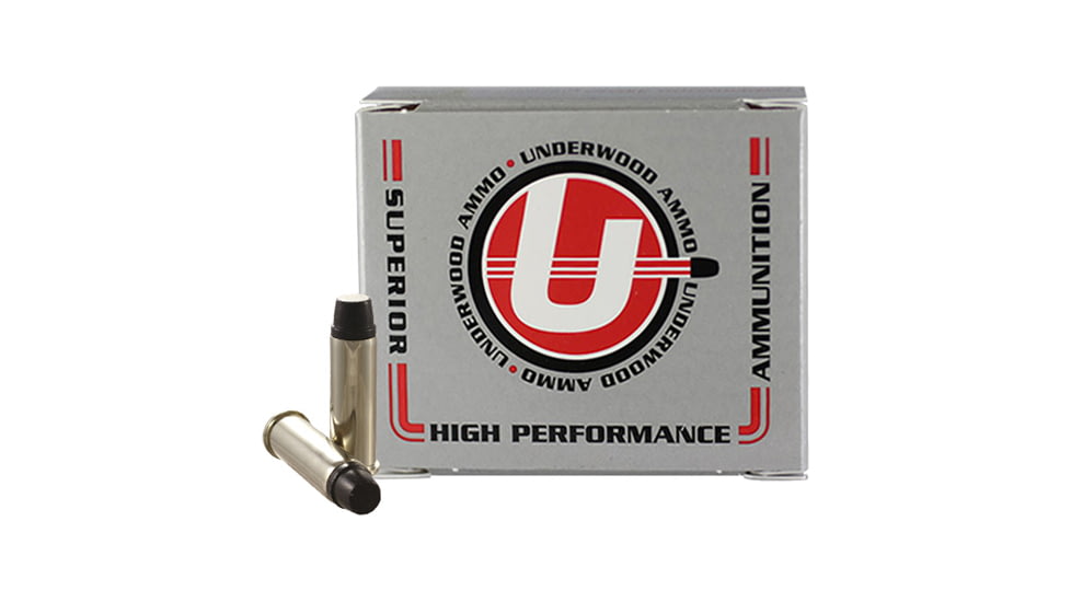 Underwood Ammo .38 Special +P 158 Grain Coated Hard Cast Nickel Plated Brass Cased Pistol Ammo, 20 Rounds, 734