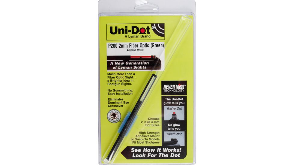 Uni-Dot Fiber Optic 2mm Night Sight, Adhesive, Green 3202