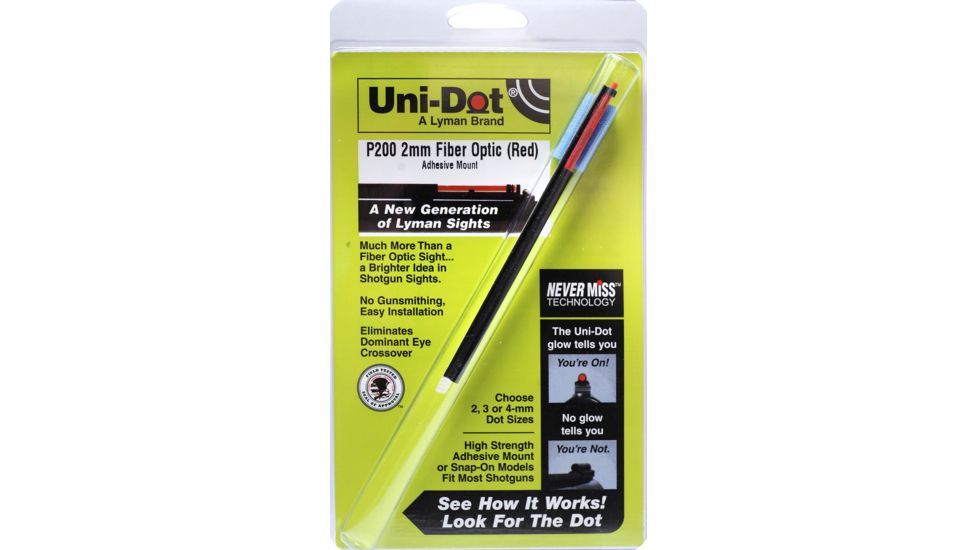 Uni-Dot Fiber Optic 2mm Night Sight, Adhesive, Red 3203