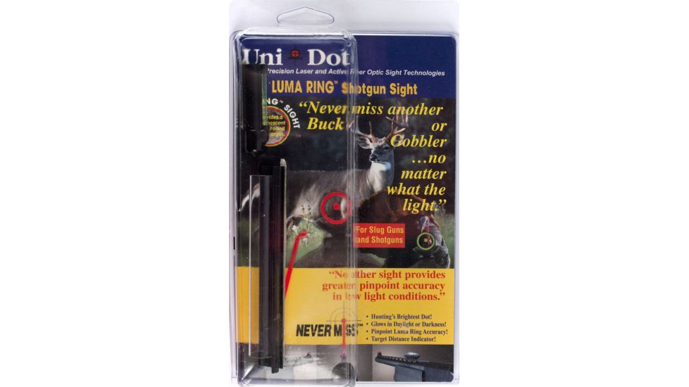 Uni Dot Luma Ring Red/Green Aperture Sight for Shotguns - Adhesive Mount 3406