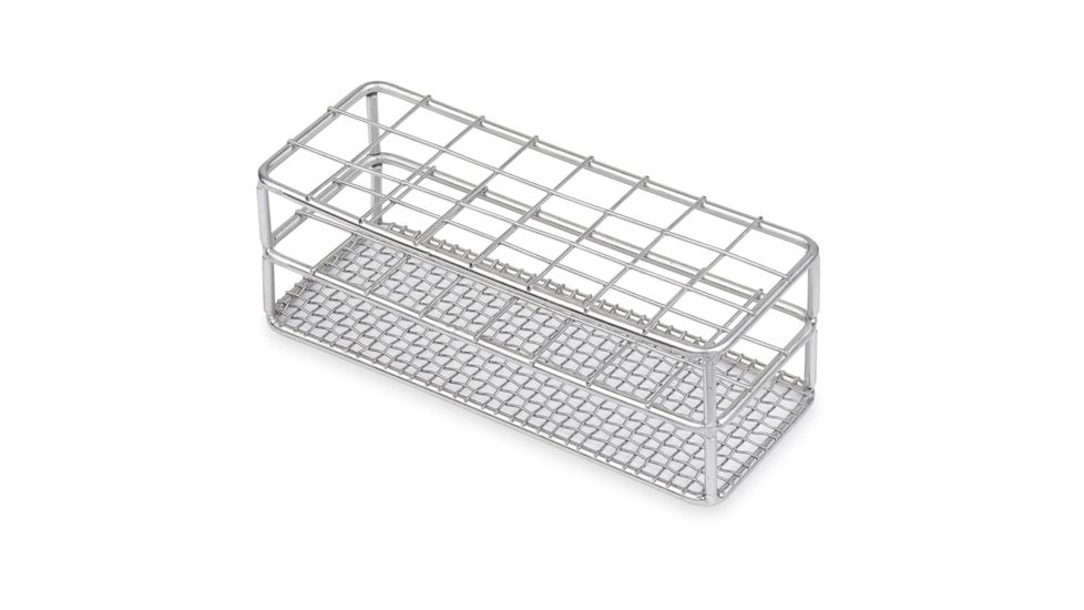 UNICO Test Tube Rack, Stainless Steel, 20 Place, 18mm Dia. Holes, 54720