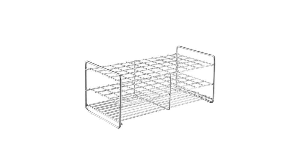UNICO Test Tube Rack, Stainless Steel, 50 Place, 18mm Dia. Holes, 54705