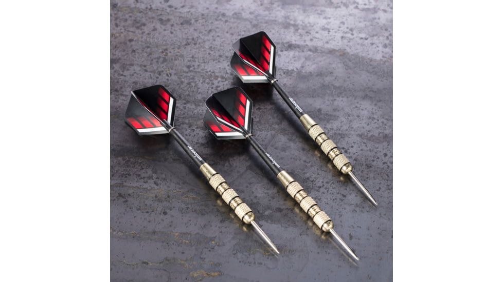 Unicorn Steel 100 Dart Set, Black/Gold, D71807