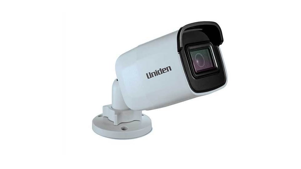 Uniden 1080p Single Outdoor Bullet Security Camera, White/Black, UC100B-DC