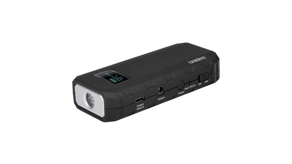 Uniden 12,000mAh Emergency Power Pack Jump Starter with Air Pump UPP120BK