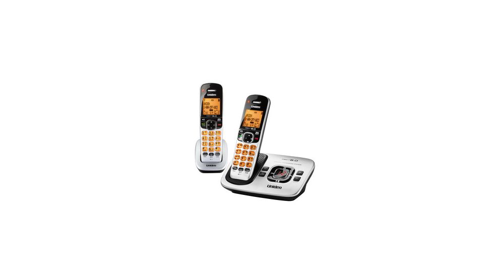 Uniden 2 Handset DECT 6.0 Cordless Phone with Digital Answering System D1780-2