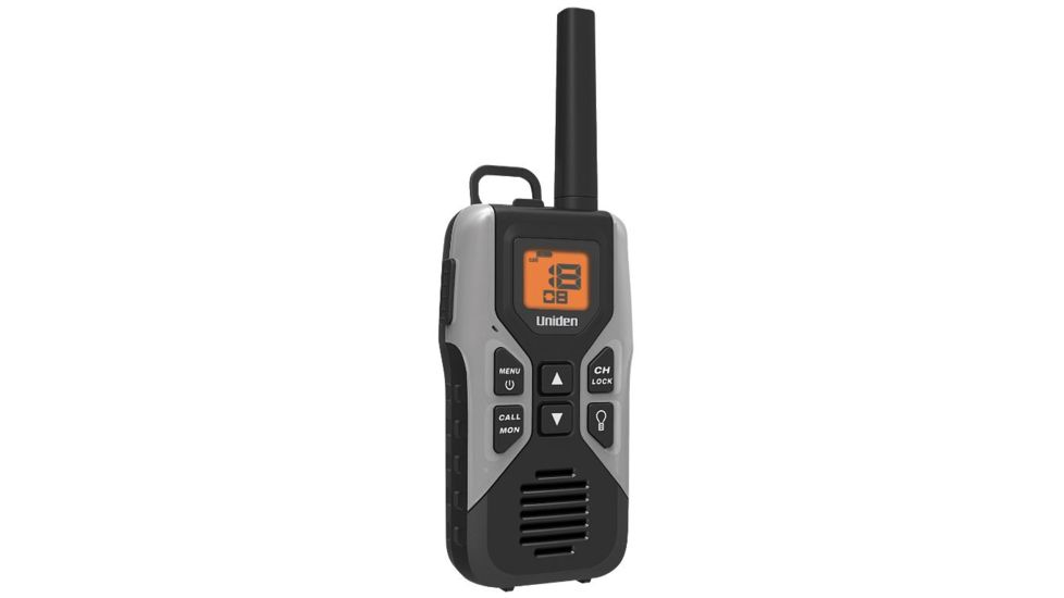 Uniden 30-Mile GMRS/FRS Radio - 2 Radios, Micro USB, headset jack, Black/Grey GMR3050-2C