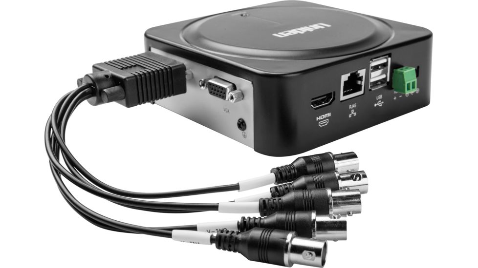 Uniden 4 Channel Micro DVR with 4 HD 720 Cameras, Black, B7440DM