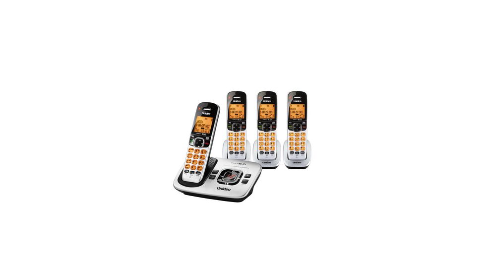 Uniden 4 Handset DECT 6.0 Cordless Phone with Digital Answering System D1780-4