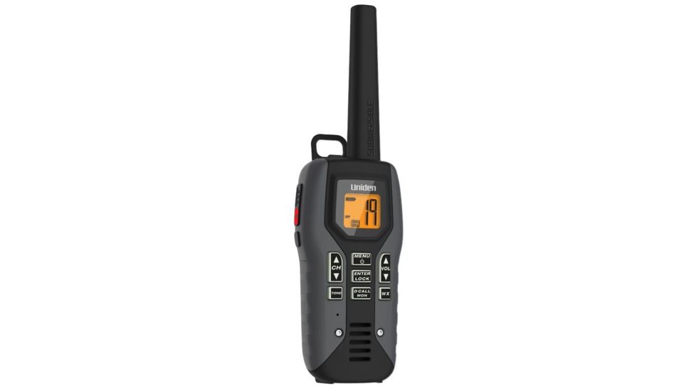 Uniden 50-Mile GMRS/FRS Radio - 2 Radios, Micro USB, Charge Cradle, TRU waterproof, Boom VOX Headset, Black GMR5098-2CKVP