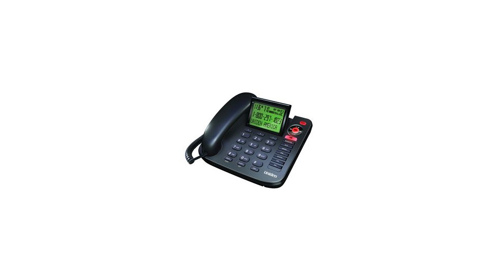 Uniden Desktop Caller ID w/ Answering System, Black 1380BK