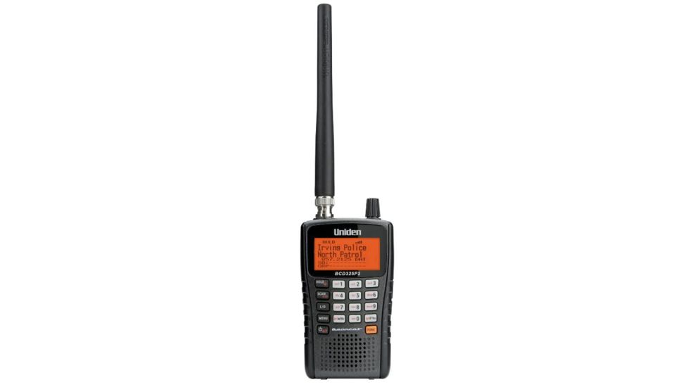 Uniden Handheld TrunkTracker V Scanner, Black BCD325P2