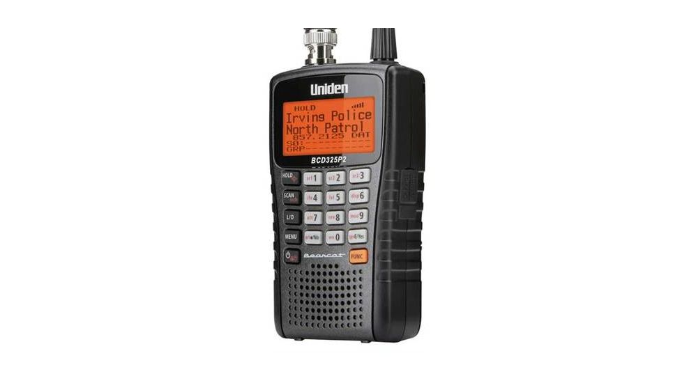 Uniden Handheld TrunkTracker V Scanner, Black BCD325P2