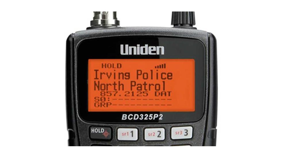 Uniden Handheld TrunkTracker V Scanner, Black BCD325P2