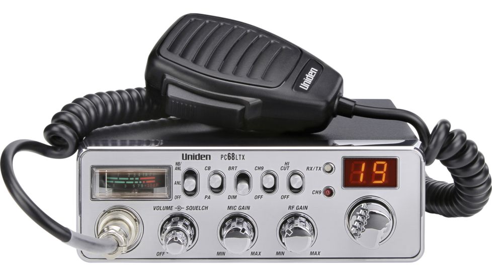 Uniden Professional 40 Channel CB Radio - PC68LTX, Black PC68LTX