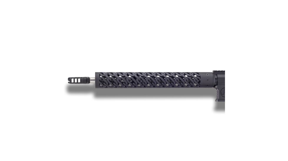 Unique-ARs Chains AR-15 Handguard, Cerakote Armor Black/Anodize Black, 15in chains15