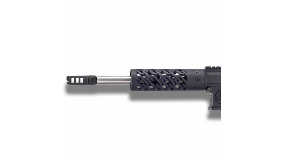 Unique-ARs Chains Handguard with Dolos Locking Ring, Cerakote Armor Black, 7 in doloschains7