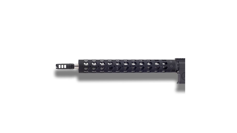 Unique-ARs Hearts AR-15 Handguard, Cerakote Armor Black/Anodize Black, 15in hearts15