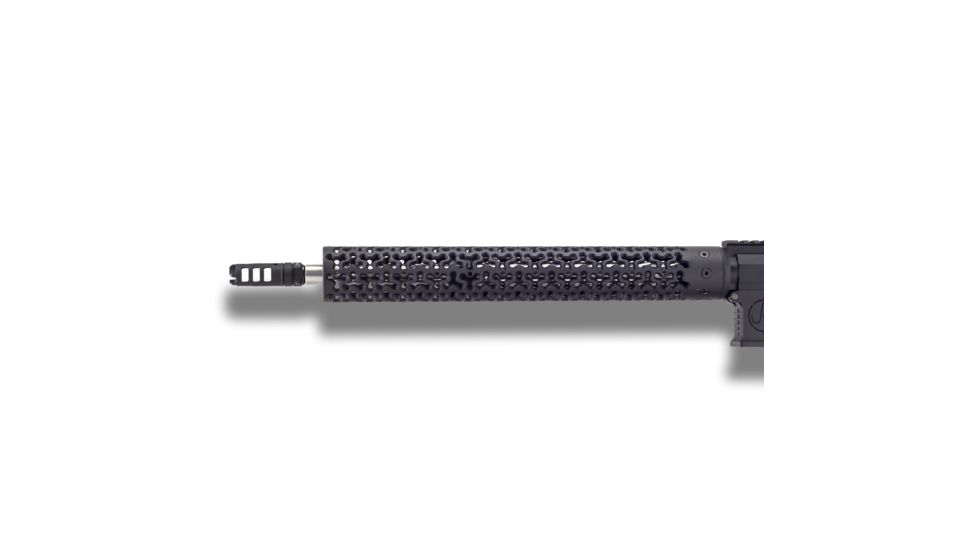 Unique-ARs Jaxs AR-15 Handguard, Cerakote Armor Black/Anodize Black, 15in jaxs15