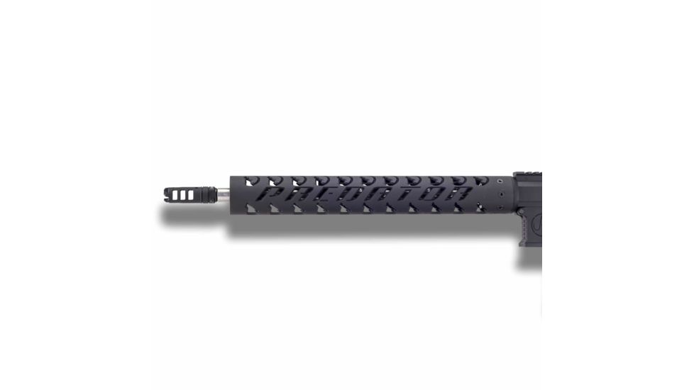 Unique-ARs Predator Handguard with Dolos Locking Ring, Cerakote Armor Black, 15 in dolospredator15