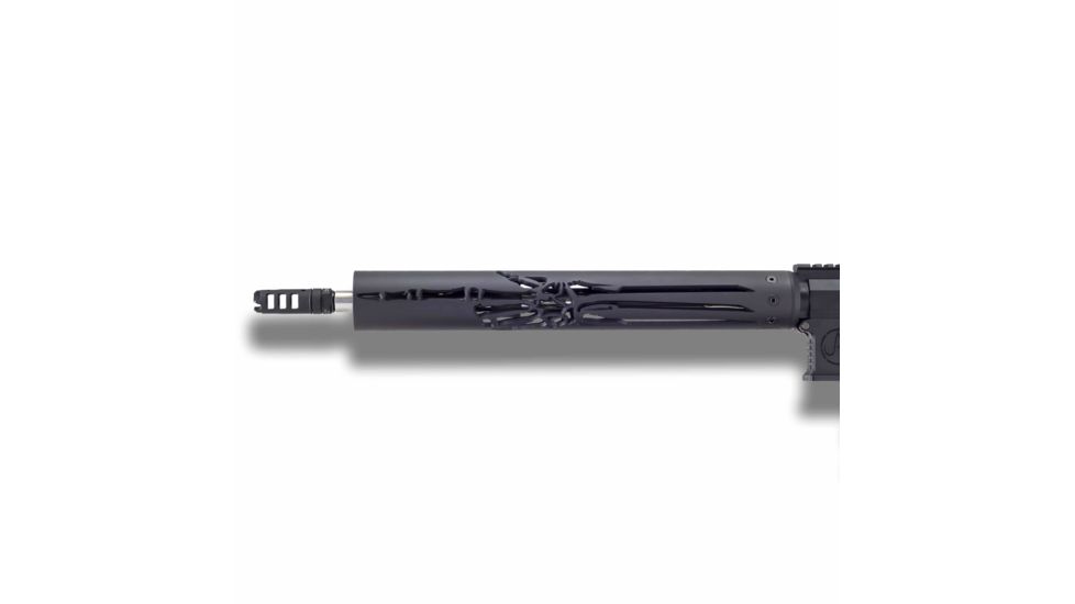 USED Unique-ARs Skeleton Hand Handguard with Dolos Locking Ring, Cerakote Armor Black, 15 in, dolosskeleton15, EDEMO1