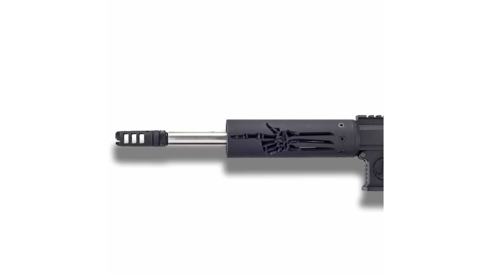 Unique-ARs Skeleton Hand Handguard with Dolos Locking Ring, Cerakote Armor Black, 7 in dolosskeleton7