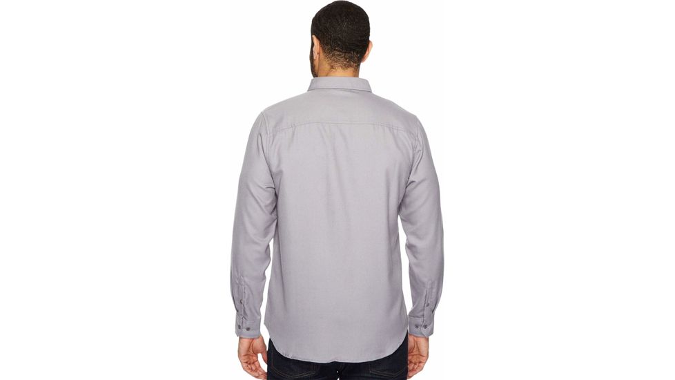 United By Blue Banff Wool Button Down - Mens, Grey, Medium, 101-0133-2904