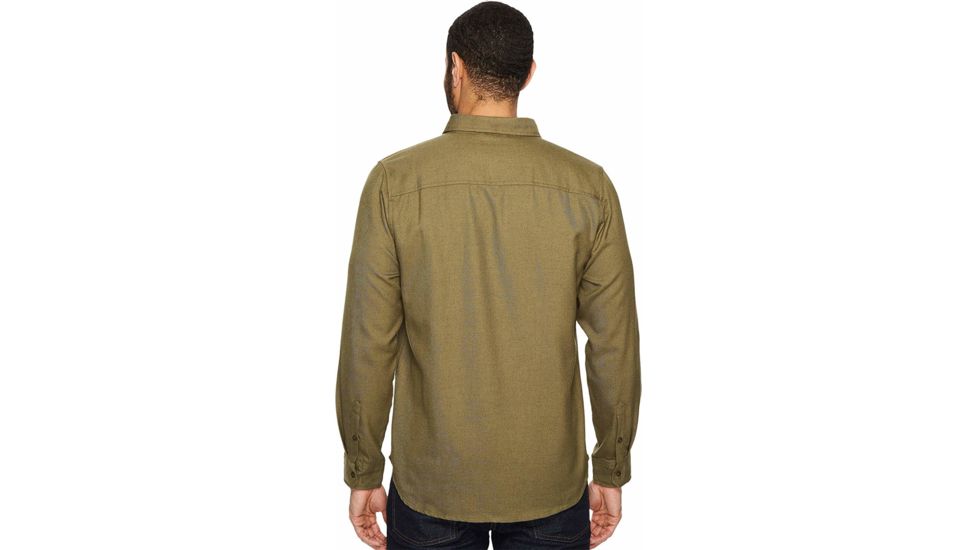 United By Blue Banff Wool Button Down - Mens, Olive, Small, 101-0133-4303