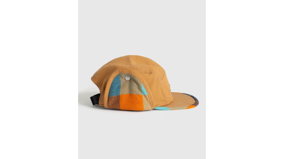 United By Blue Bison Ear Flap 5-Panel Hat, Khaki, One Size, 706-037-01013