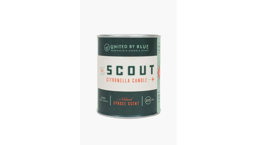 United By Blue Citronella Candle 20 Oz, Spruce, O/S, 507-0001-8543