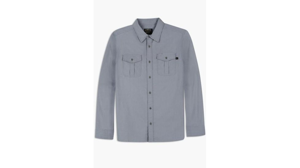 United By Blue Fife Travel Shirt -Men's, Grey, Medium, 101-0045-2904