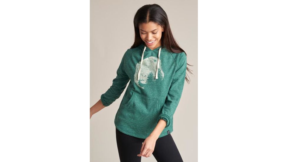 United By Blue Gorham Cut Hooded Pullover -Women's, Teal, Small, 201-0029-3603