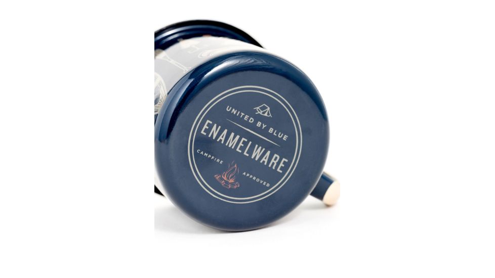 United By Blue Hooked Enamel Candle Mug, Navy, One Size, 709-002-13213