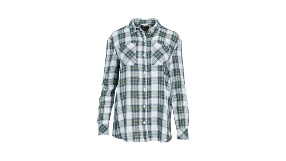 United By Blue Stargrass Relaxed Plaid - Women's-Green/Navy-Small